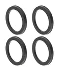 Heavy Duty Wheel Center Bore Adapters For A Smoother Cruise And Zero Shaky Vibes Down The Highway Hub Rings 4 Pack Black Polycarbonate.