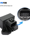 8-pin plug and socket of Fuel Pump Drive And Control Relay Module Fits Ford E150 E250 E350 E450 F150 2009 2014 And Lincoln MKS MKT 2009 2016 Mercury Milan Mariner 2009 2011 Replacement Part Plug And Play For Reliable Fuel Delivery And Smooth Engine Performance
