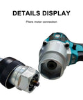 Close-up of the motor connection on the Top Rated Electric Drum Sealer Crimping Tool For 200L Oil Barrels.