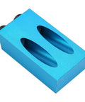 Pocket Hole Jig Kit For Woodworking With 15 Degree Oblique Hole Locator, Aluminum Alloy Body, Hardened Steel Bushings