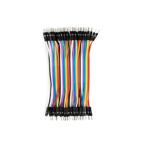 Multicolor Breadboard Jumper Wire Kit With 240 Pieces, 20Cm And 10Cm Cables For Arduino Projects, 40Pin M2M F2F Pack