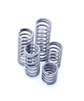 Ten Pieces Carbon Steel Coil Springs Set For DIY Projects And Repairs, 1.0mm Wire, 16mm Outer Diameter, 50mm Length, Rust Resistant