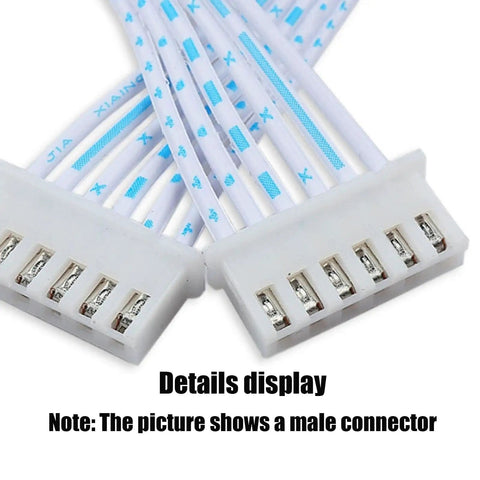 Prototyping Jumper Wires Kit Featuring 2P To 6P Double Ended Male Connectors 10 20 Or 30 Cm PVC Cables 11 Strand Copper Core