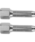 Two Piece Beefy Steel Grease Nozzle Couplers With Universal Compatibility For Grease Fittings And Industrial Equipment Ideal For Home And Farm Use