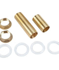 Cool Brass Pipe Fitting Lock Nut Kit With 10 Hex Female Thread Parts For Sink And Faucet Repair Plus Gas Water Oil Connection Seals That Stop Leaks Dead For Your Plumbing Needs, brass rings and seals