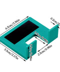 Magnetic Door Hinge Jig For Quick Drill Free Latch And Cabinet Installations 2mm Precision Alignment tool with dimensions