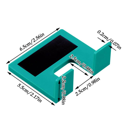 Magnetic Door Hinge Jig For Quick Drill Free Latch And Cabinet Installations 2mm Precision Alignment tool with dimensions