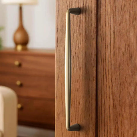 Champagne Bronze Zinc Alloy Cabinet Handles 10 Inch Center Hole Set Of 6 Durable Kitchen And Bedroom Cabinet Pulls