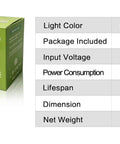 Multicolor LED Night Light Set 4 Pack With Bubble Pattern And Dusk To Dawn Sensor box and four plug-in night lights displayed.
