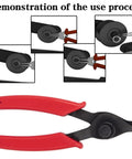Beefy Heavy Duty Long Reach Snap Ring Pliers Set With Case 11Pc Retaining Ring Pliers Kit usage demonstration