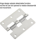 Rotating Concealed Door Hinge For Cabinets And Furniture Iron Removable Hook Hinge Built To Last Heavy Duty Chrome Plated Steel