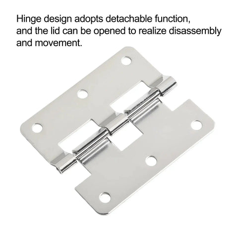Rotating Concealed Door Hinge For Cabinets And Furniture Iron Removable Hook Hinge Built To Last Heavy Duty Chrome Plated Steel
