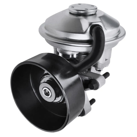 Heavy Duty Vacuum Pump Replacement For Ford Econoline Super Duty 1996 1999, steel build, compact design, for engine bay.