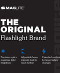 Heavy Duty Tactical LED Flashlight, 3 Cell D Power, Coyote Tan, Multi Mode Switch With Momentary, Full Power description image