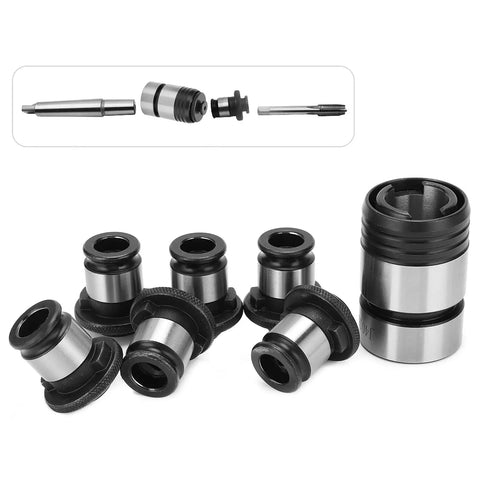 Must Have Fast Change Chuck Set With Multiple Tap Sockets And Quick Switch Handle For Drilling Machines Boost Workflow Efficiency On Any Hardware Job Site Today: alloy tap sockets and handle, detailed view.