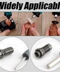 Six Pack Die Grinder Collets Set With 1/4 Inch And 1/8 Inch Arbors Shanks grinding and carving demonstration