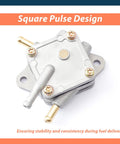 DF52-133-D Fuel Pump Replacement for Honda GX610 GX620 Engines, 31 Liters Per Hour, square pulse design, single outlet, top view