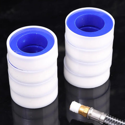 Six Pack PTFE Plumbing Tape Sealant For Quick Leak Stops At Pipe Fittings And Sink Drains Waterproof Thread Sealant Tape