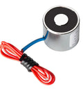 9V DC Lifting Magnet Workhorse Electromagnet Solenoid For Lifting And Holding, 50N Peak Force, 37N Holding, compact size