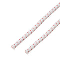 1/8 Inch Shock Cord Pole Repair Bungee Rope for Tents Replacement Elastic Cord, white with red stripes, UV resistant