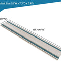 55 Inch Track Saw Guide Rail Joining Set For Makita And Festool Including 55 Inch Extruded Rail And Tracksaw Guide Wen Kit Compatible