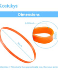 Dimensions diagram of Replacement 9 Inch Band Saw Tires One Half Inch Wide 0.095 Inch Thick Two Pack Pro Grade Compatible With Craftsman 137.214130