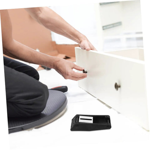 Installation of Rubber Toggle Latch Clamps Two Pack For Secure Storage And Quiet Operation with a drawer panel