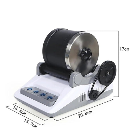 Rock Tumbler Kit With 7 Day Digital Timer Detachable Mini Electric Stone Polisher DIY Gemstone Grinder for adults and kids