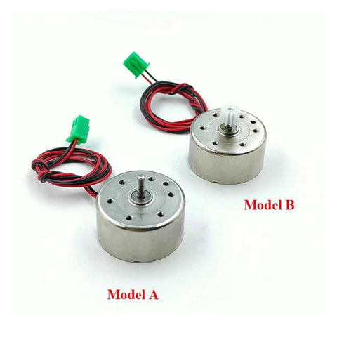 Brushed Micro DC Motor RF-300C Mini 300 Series, 5V 6V 9V 12V, 7000 RPM, 24mm, Model A and B side by side, no gear, explosion proof core