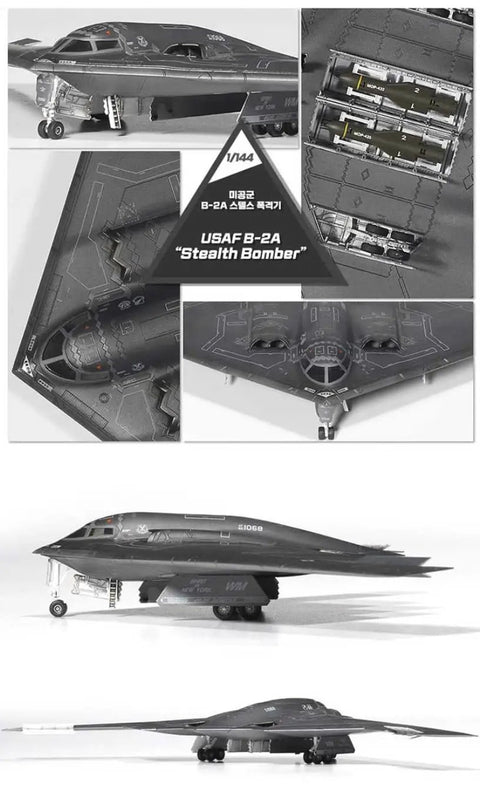 1 144 Scale USAF B2A Stealth Bomber Aircraft Model Kit For Hobbyists showing detailed airframe and panel lines