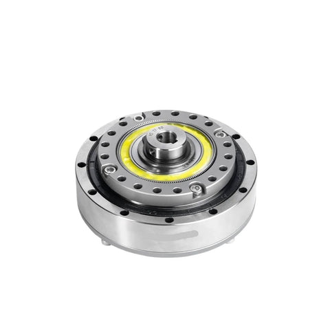 Harmonic Drive SHF-17-I Strain Wave Gearbox High Torque for Automated Robotic Arm Servo Motor System, metal build, front view