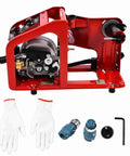 CO2 MAG Welder Wire Feeder 24V Single Drive Gas Shielded Welding Feeding Machine 350A with accessories and gloves
