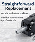 Pressure Balancing Tub And Shower Cartridge Replacement with wrench, showcasing easy installation and durability