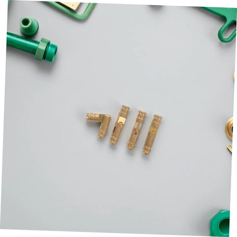 Solid Brass Pro Grade Hidden Hinges Set for Keepsake Boxes and Wooden Cabinets - Cylindrical Invisible Hinges Display