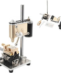 Mini Bench-top Drill Press With Variable Speed Control From 0 To 9500 RPM for precision jewelry making and watch repairs.