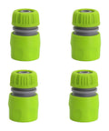 Heavy Duty 4 Pack 1 2 Inch Garden Hose Connector Repair Kit Made From Tough Abs Plastic Quick Connectors For Faucets Sprinklers And Nozzles Perfect For Your Y Joints Diverters And Outdoors Projects That Need Serious Durability. 4 green ABS hose connectors