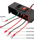 Wiring connections of Beefy 500W 48V CNC Power Supply For 3018 Pro Max 3018 Pro Ultra And 3020 Nova CNC Router 110V 220V Adjustable Switching Adapter