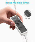 Washing technique for Magnetic Cable Organizer With Five Clips For Lightning USB C Micro USB And Other Wires.