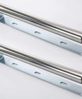 Two Pack 16 Inch Conveyor Roller And Bracket Set With 1.5 Inch Diameter Pro Grade Heavy Duty Galvanized Steel Rollers