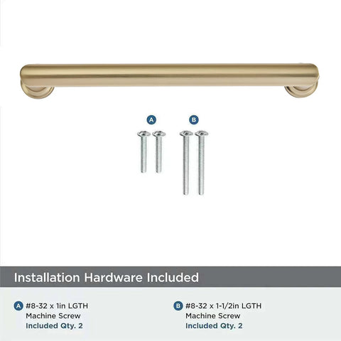 10 Pack 5 Inch Champagne Bronze Cabinet Pulls with Screws for Kitchen and Bathroom Drawers Cupboards Hardware