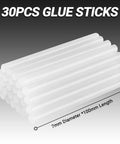 30 clear glue sticks for 20W High Temp Mini Glue Gun Kit With 55 Inch Cord Anti Drip Nozzle Includes 30 Glue Sticks For Crafting DIY