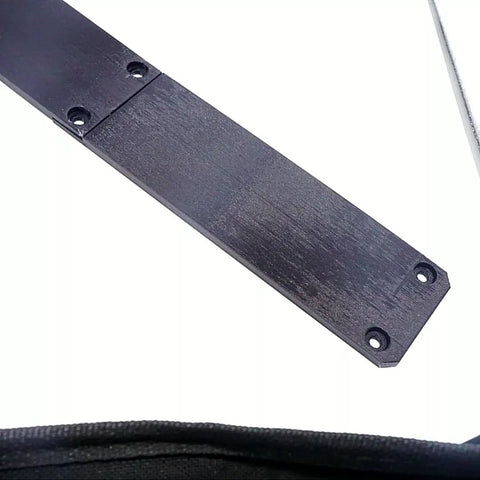 Zero Clearance Miter Saw Insert Plate For Ryobi TSS103 close-up showing smooth surface and mounting holes for easy installation.