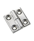Detachable stainless steel hinge, heavy-duty, polished 304 stainless, for industrial equipment