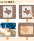 United States Router Template Set Clear Acrylic Inlay Template For Woodworking State Map Jig For Tracing Crafting And Inlay Guides