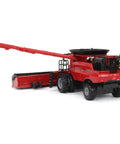 1/64 Axial-Flow 8260 Combine Diecast Model With Folding 4412F Corn Head And 40Ft Draper Head, clear windows, unloading auger