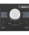 Big Knob Passive 2x2 Studio Monitor Controller With Mono, Mute, Dim, Dual Source, And Dual Monitor Outputs, top view