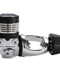 Leg3nd Elite Cold Water Scuba Regulator For Extreme Environments with chrome finish over-balanced first stage and yoke connector.