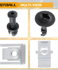 Got You Covered 26 Piece Engine Under Cover Splash Guard Clips Screw Set For Audi A4 A5 Q5 2008 2012 2017 close-up view