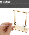 Hand demonstrating Bernoulli principle with Two-Piece Physics Experiment Kit For Students, Engaging Science Tools For Classroom And Home Learning.