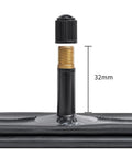 Heavy Duty 20 Inch Bike Inner Tubes 20x1.75 To 20x2.25 Premium Butyl Tubes With 32mm Schrader Valve Close-up